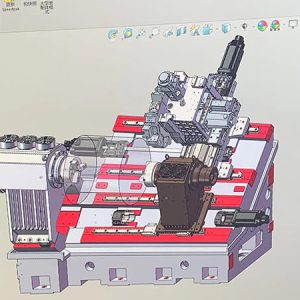 TCK50 metal Slant bed lathe