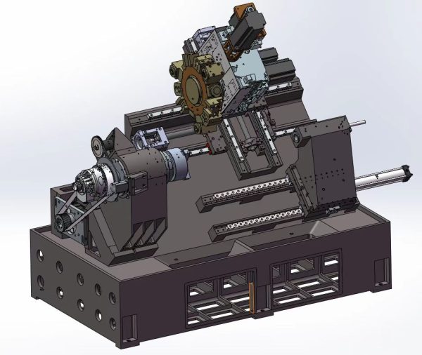 slant bed cnc lathe